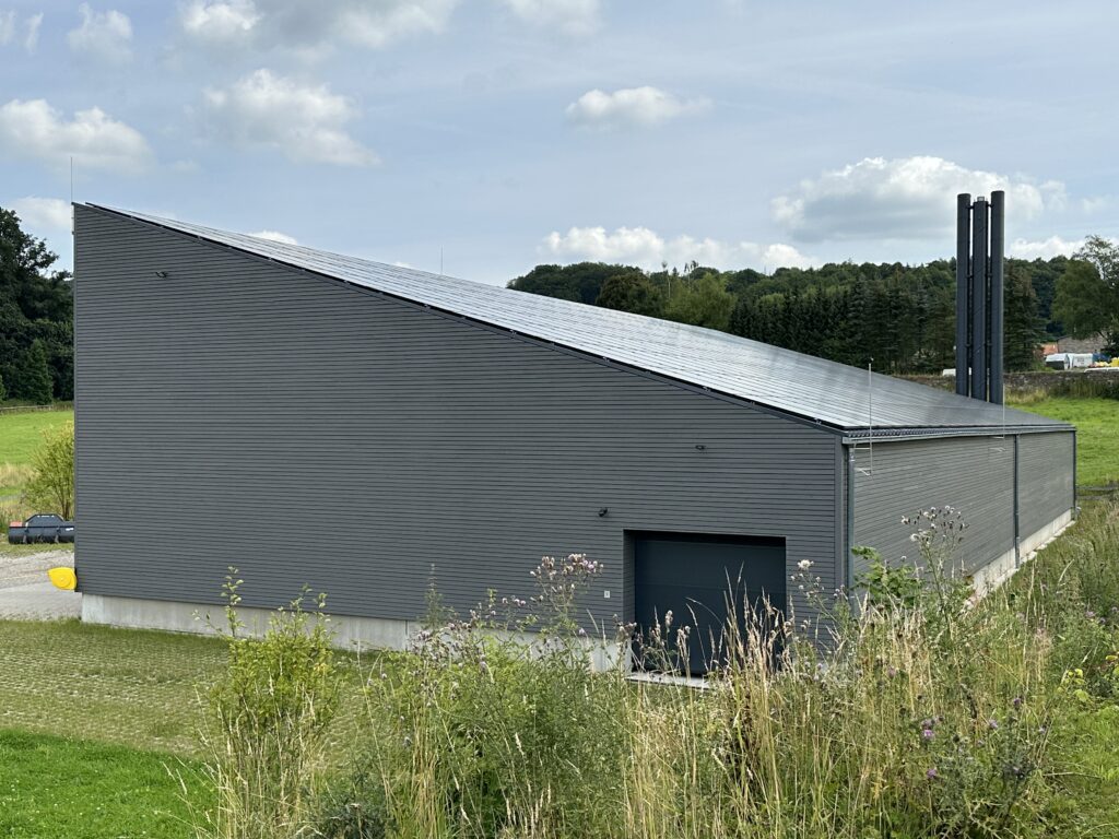 Heizzentrale N5 im Neubaugebiet