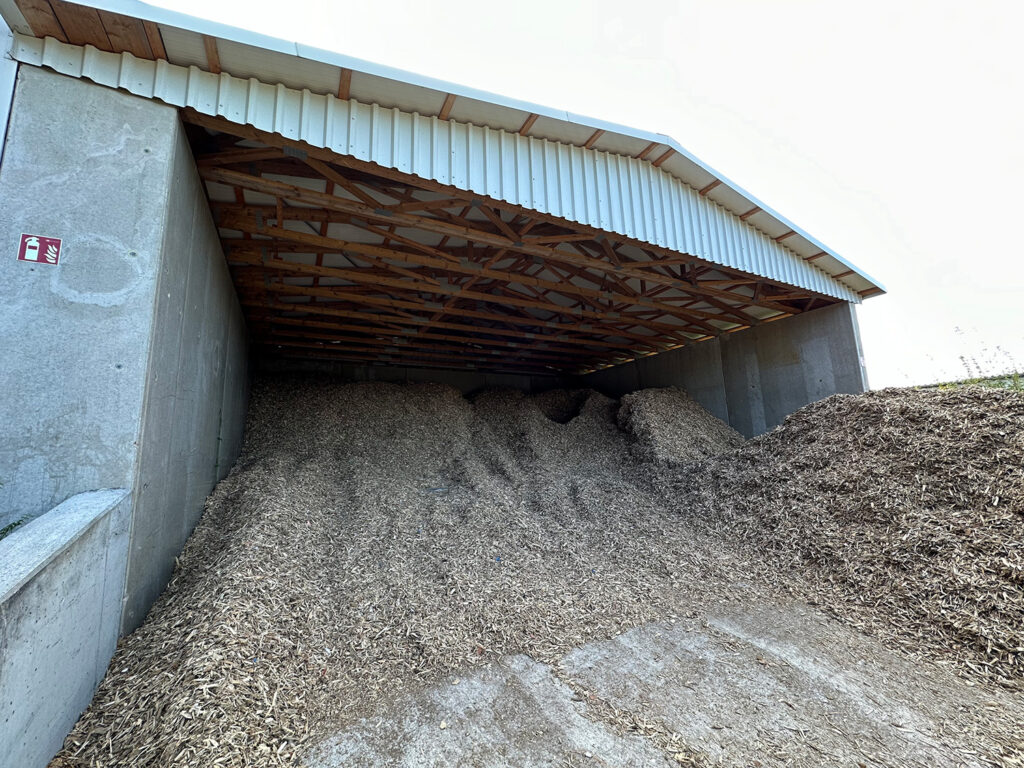 Ablageort für Holzspähne