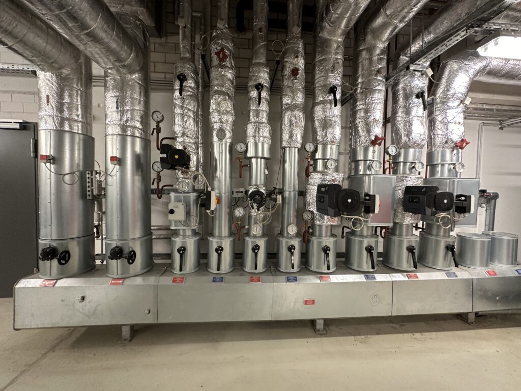 Anlage für Wärmelieferung bei der Nahwärme